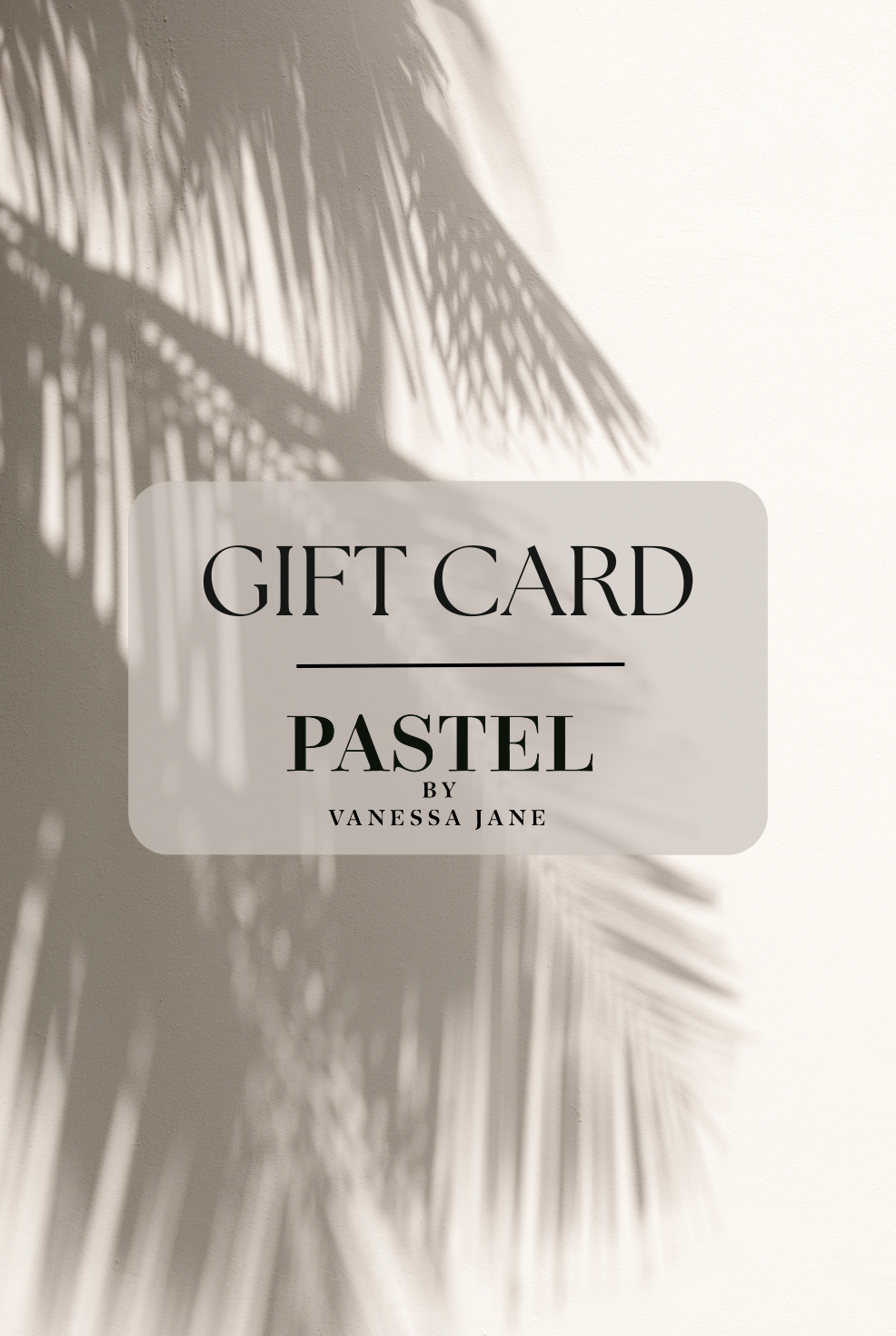 PASTEL GIFT CARD