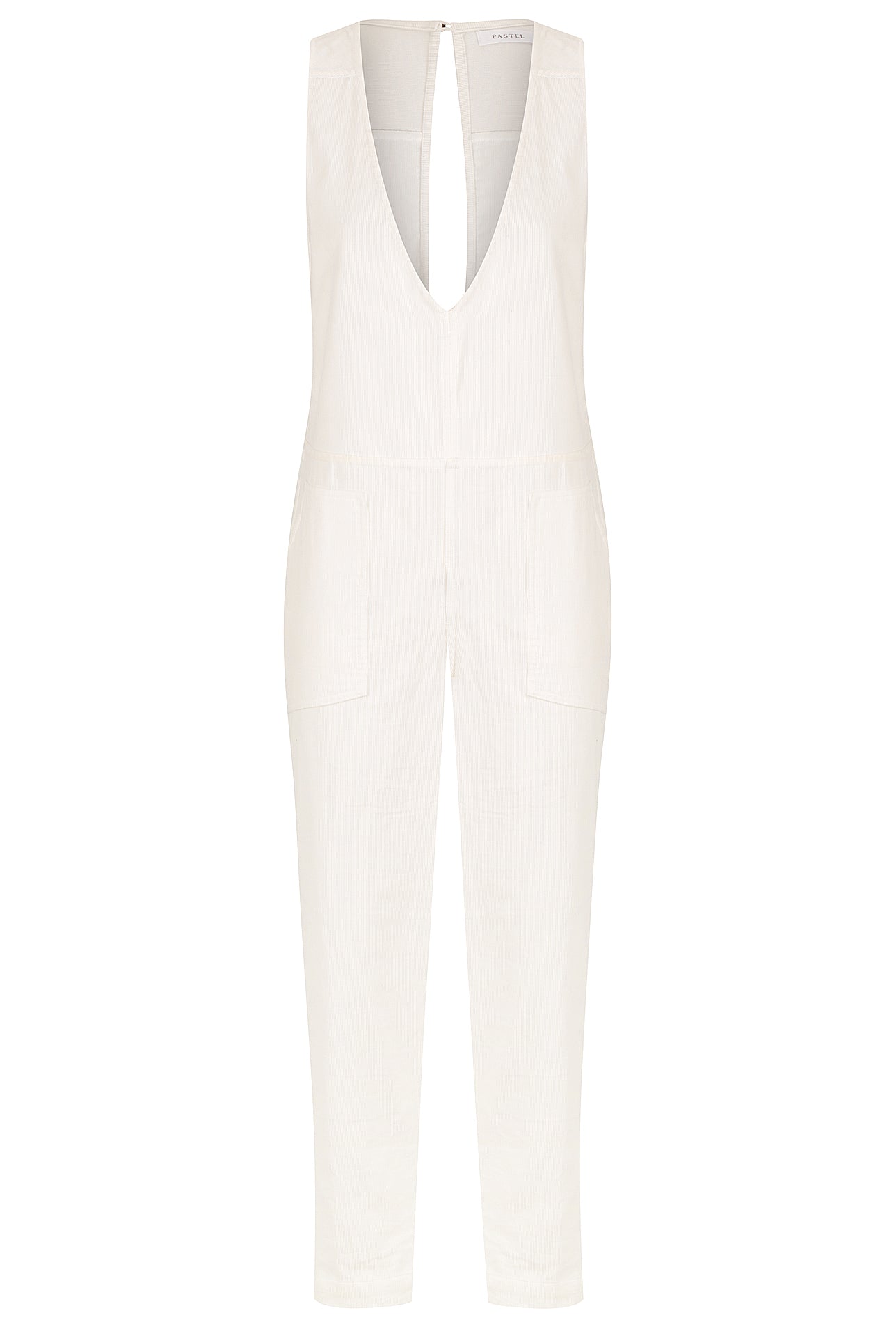 Solana Cord Romper - Ivory