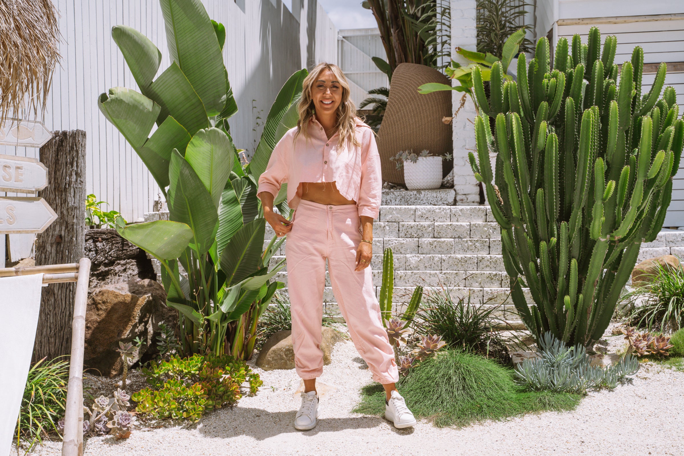 Solana Parachute Top - Rose
