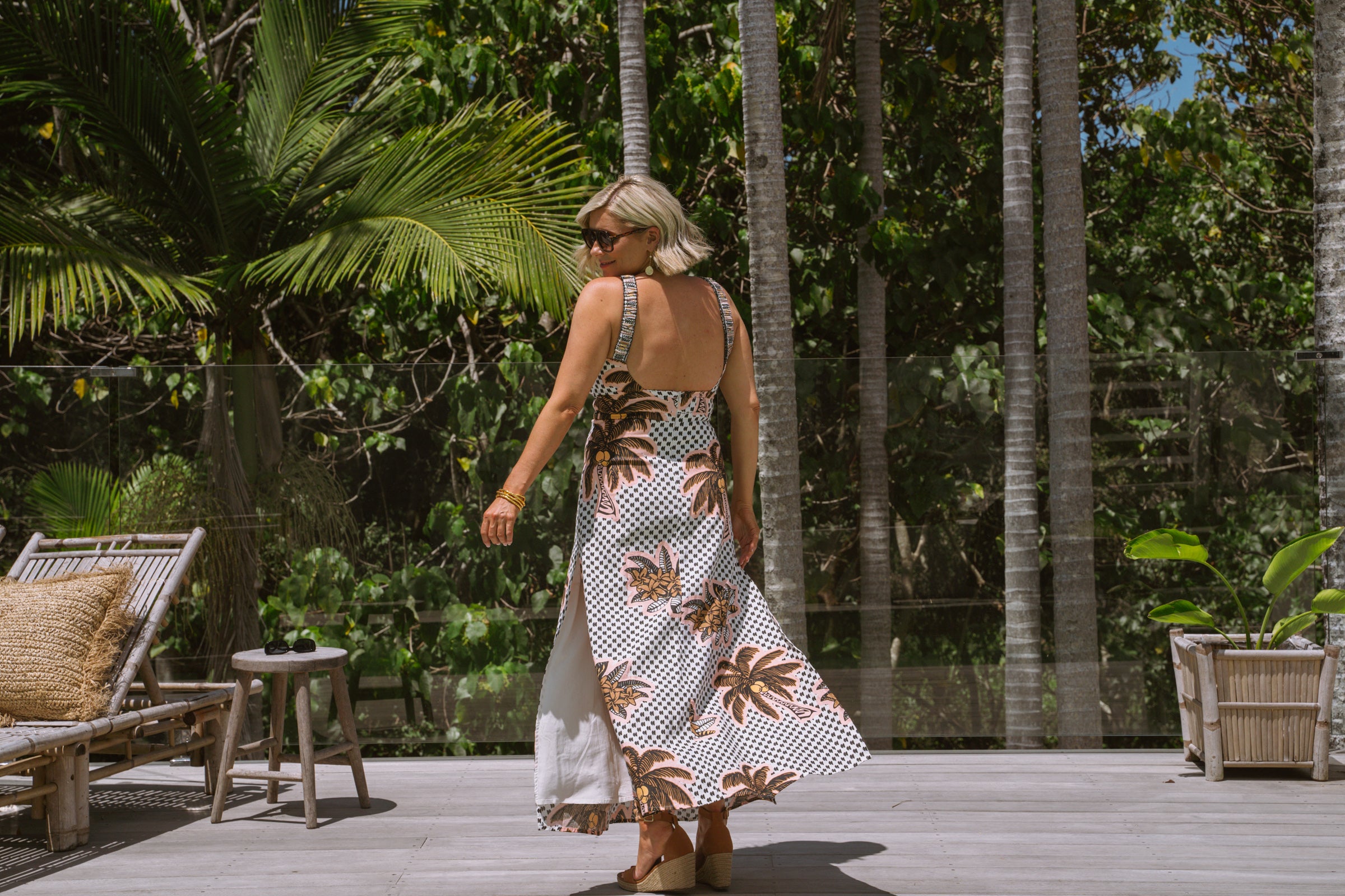 Paradise Palm Enso Dress