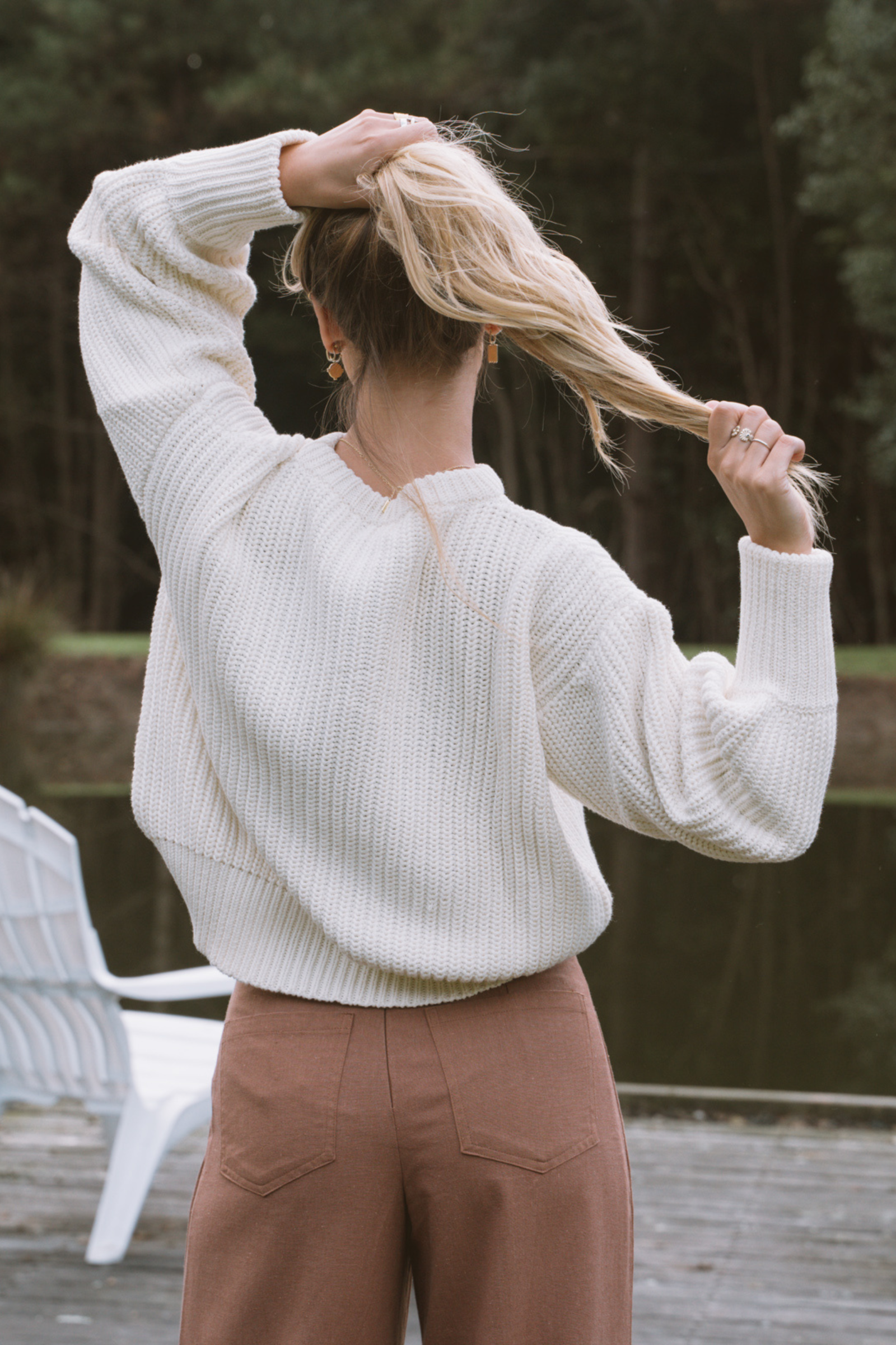 Pullover Chunky Knit - Ivory